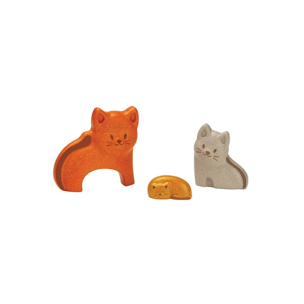 PlanToys Puzzle Katzen aus Holz