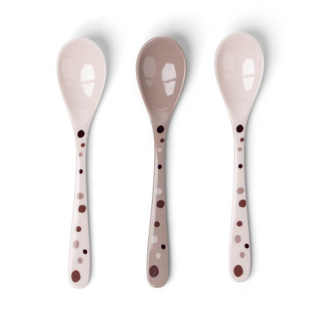 Done by Deer Löffelset 3-er Pack Dreamy Dots Powder