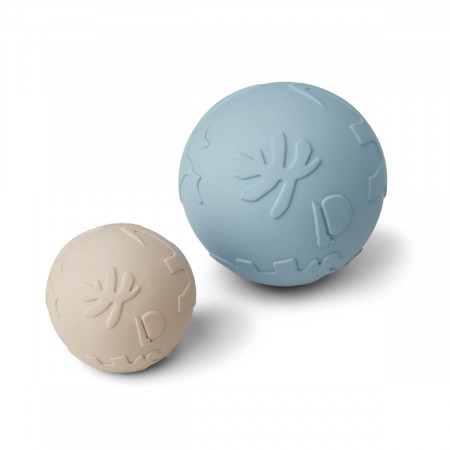 Liewood Baby-Spielball Thea 2er Set - Classic light lavender/rose mix