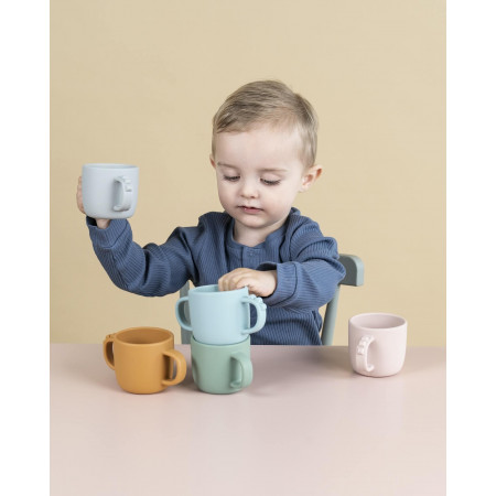 Done by Deer Silikonbecher Peekaboo Croco Blau Done by Deer Silikonbecher Peekaboo Croco Blau