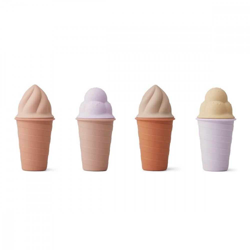 Liewood Waffeleis aus Silikon - 4er Set, Rose multi mix Liewood Waffeleis aus Silikon - 4er Set, Rose multi mix