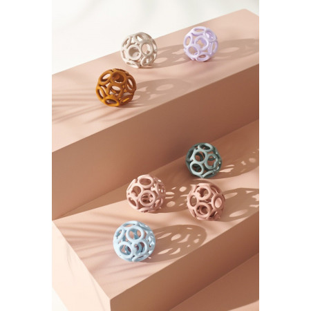 Liewood Silikonball / Beißring Jasmin 2er Pack Dark rose/mustard mix