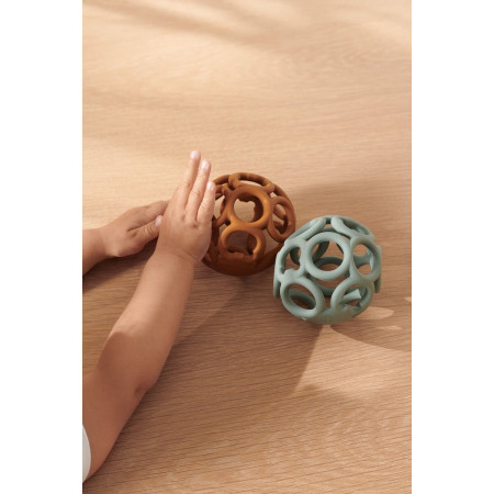 Liewood Silikonball / Beißring Jasmin 2er Pack Dark rose/mustard mix Liewood Silikonball / Beißring Jasmin 2er Pack Dark rose/mustard mix