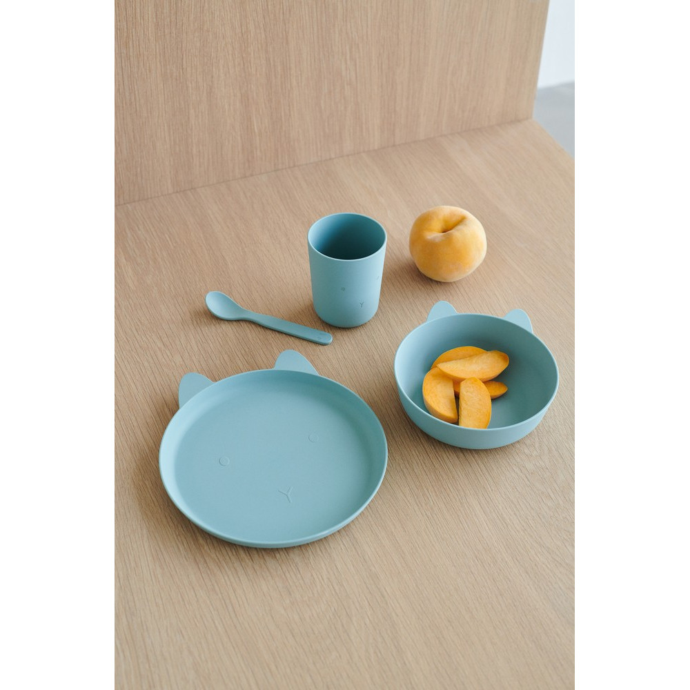 Liewood Geschirr-Set Paul - Cat rose blush Liewood Geschirr-Set Paul - Cat rose blush