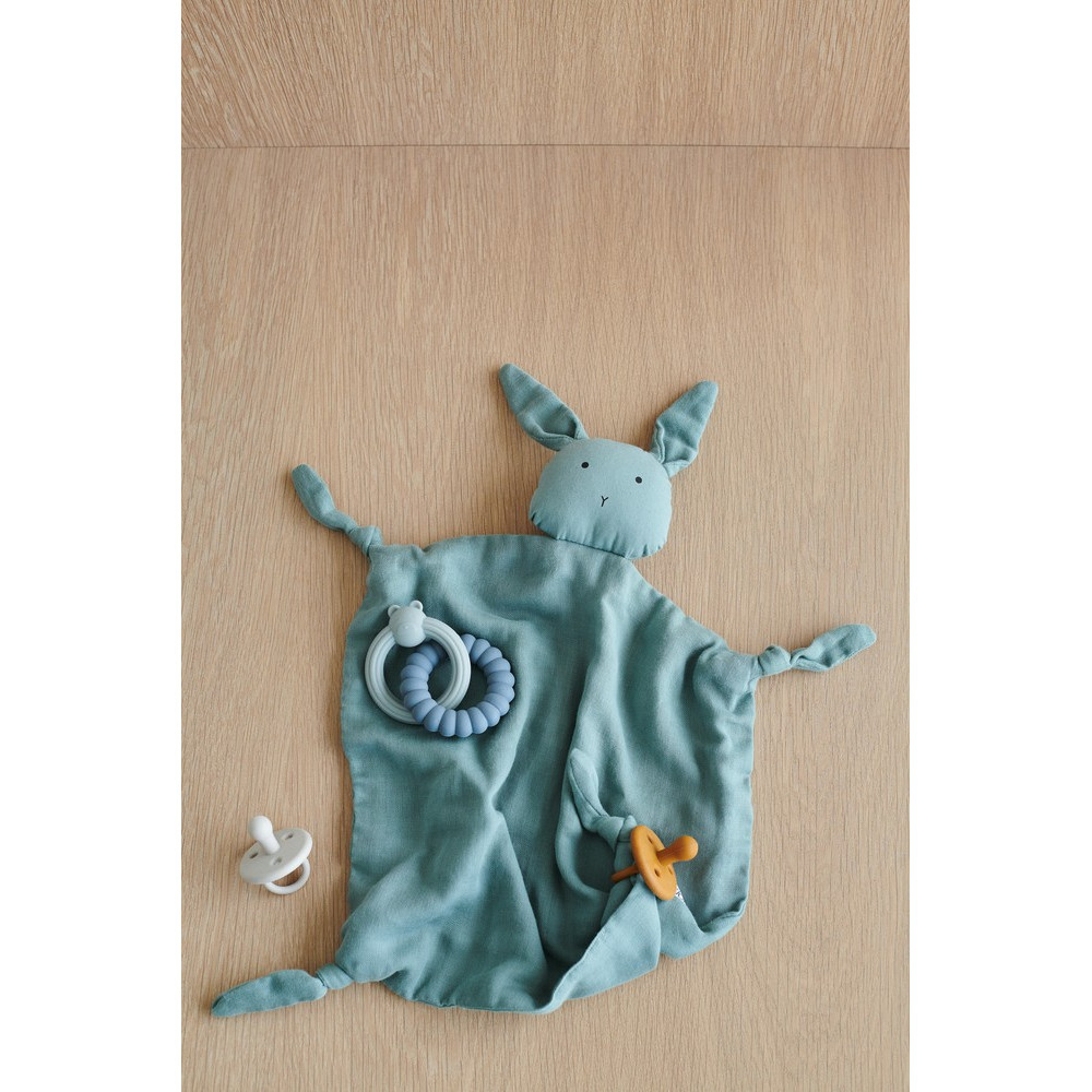 Liewood Kuscheltuch aus Bio-Baumwolle Rabbit peppermint Liewood Kuscheltuch aus Bio-Baumwolle Rabbit peppermint