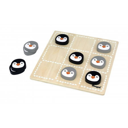 Magni 2in1 Brettspiel Pinguin aus Holz Magni 2in1 Brettspiel Pinguin aus Holz