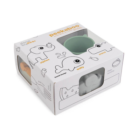 Done by Deer Geschirrset Peekaboo Deer Friends bunt