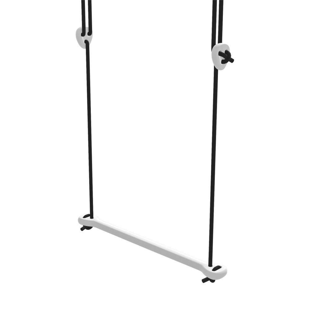 Lillagunga Trapez Bone Birke weiss - Seile grün