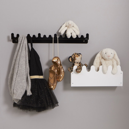Roommate Kindergarderobe Doodle Drop schwarz Roommate Kindergarderobe Doodle Drop schwarz