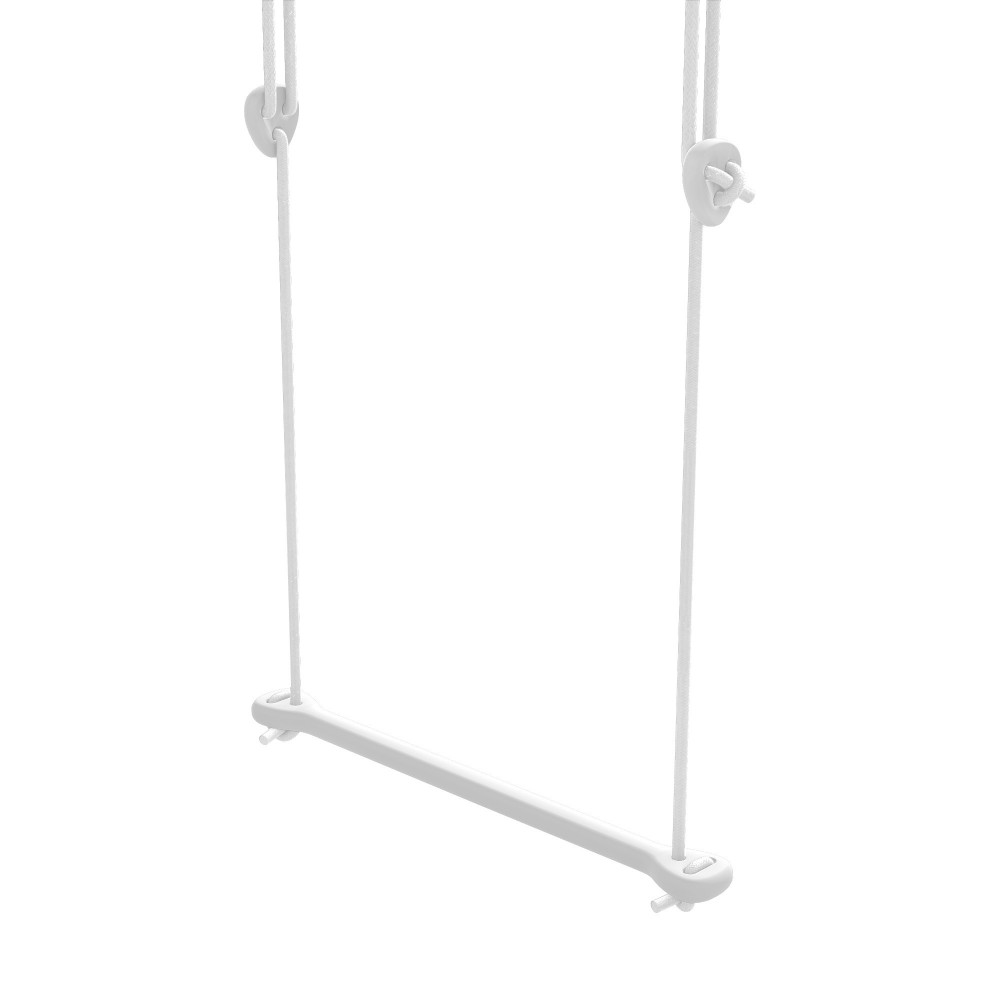Lillagunga Trapez Bone Birke weiss - Seile grün