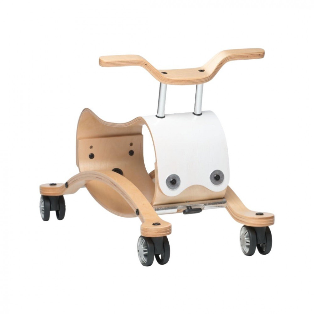 Wishbone Flip Wippe & Rutschfahrzeug 2in1 weiß Wishbone Flip Wippe & Rutschfahrzeug 2in1 weiß