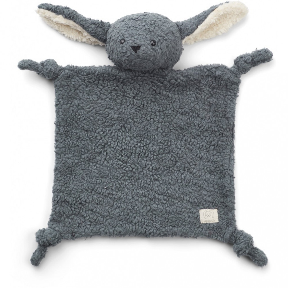 in Liewood blue Kuscheltuch Hase whale Lotte