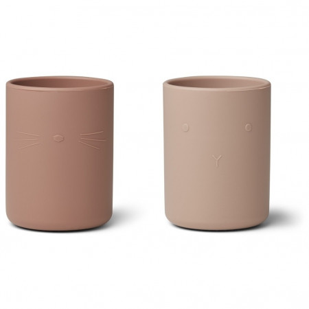Liewood Silikonbecher Ethan 2er Set Rosa Liewood Silikonbecher Ethan 2er Set Rosa