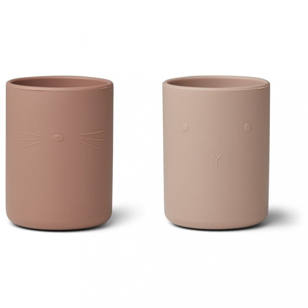Liewood Silikonbecher Ethan 2er Set Rosa Liewood Silikonbecher Ethan 2er Set Rosa