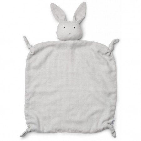 Liewood Kuscheltuch Agnete Hase grau