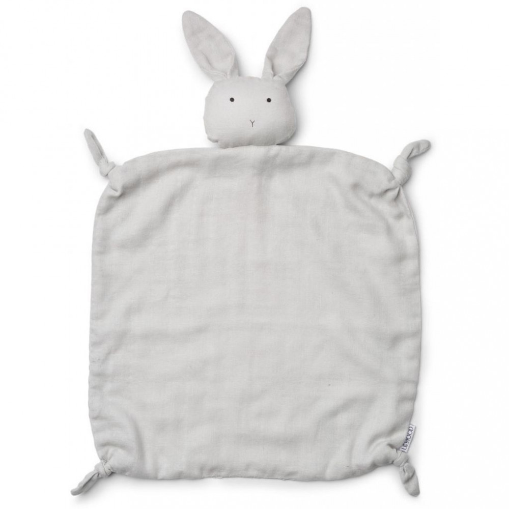 Liewood Kuscheltuch Agnete Hase grau