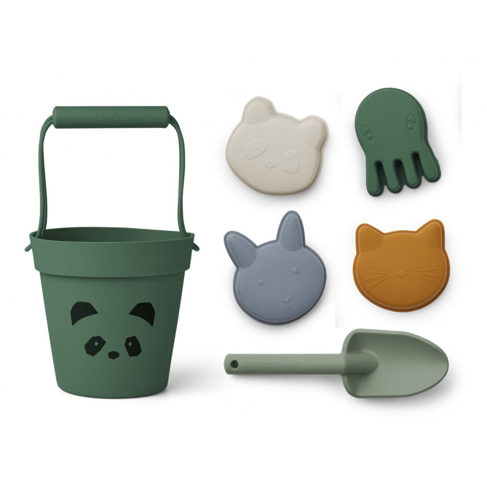 Liewood Silikon Sandspielzeug-Set Dante Sea creature rose Liewood Silikon Sandspielzeug-Set Dante Sea creature rose
