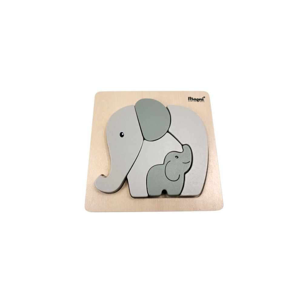 Magni Baby Steckpuzzel Elefant +18M.