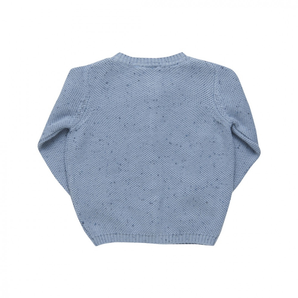 En Fant Cardigan gestrickt in Dusty Blue, Gr. 68 - 92 En Fant Cardigan gestrickt in Dusty Blue, Gr. 68 - 92