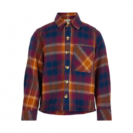 MinyMo Karo Hemd - Dark Navy, Gr. 98 - 140