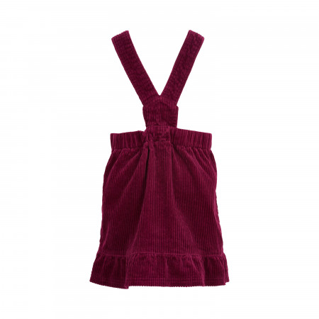 MinyMo Cord-Latz Kleid, Bordeaux, Gr. 98 - 140