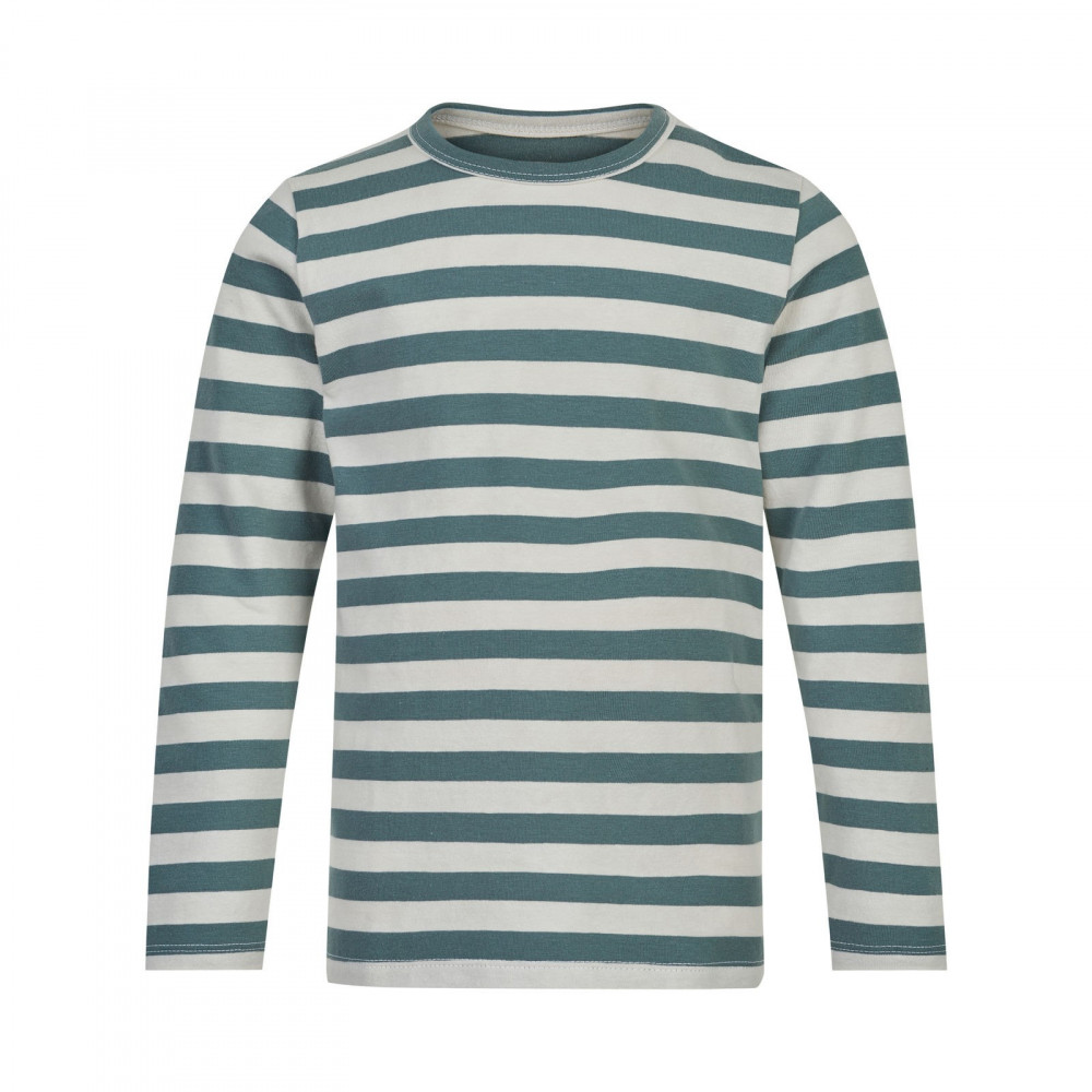 MinyMo Langarm-Shirt - Blau gestreift, Gr. 98 - 140 MinyMo Langarm-Shirt - Blau gestreift, Gr. 98 - 140