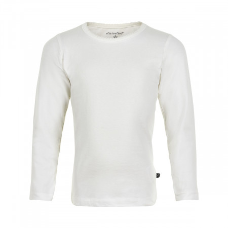 MinyMo Langarm-Shirt - Weiß, Gr. 98 - 140
