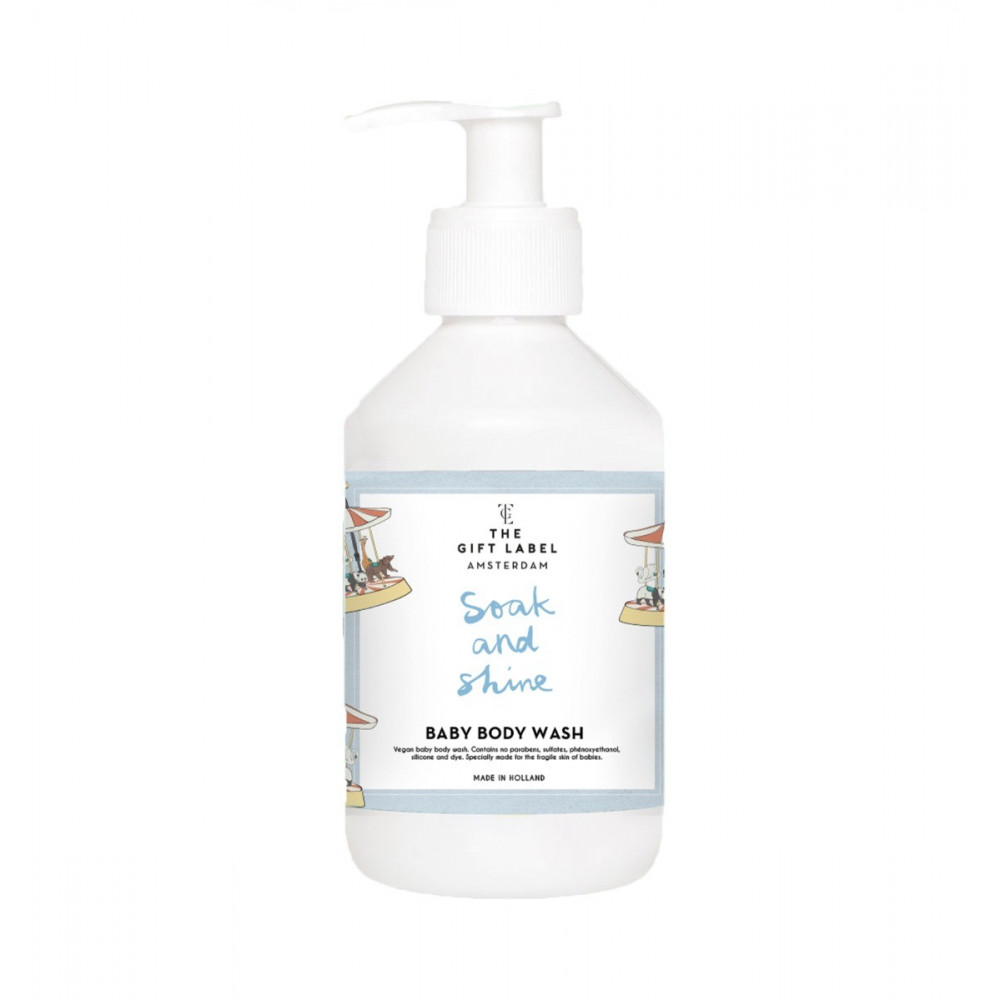 The Gift Label Baby Body Wash 250ml "Soak and Shine" The Gift Label Baby Body Wash 250ml "Soak and Shine"