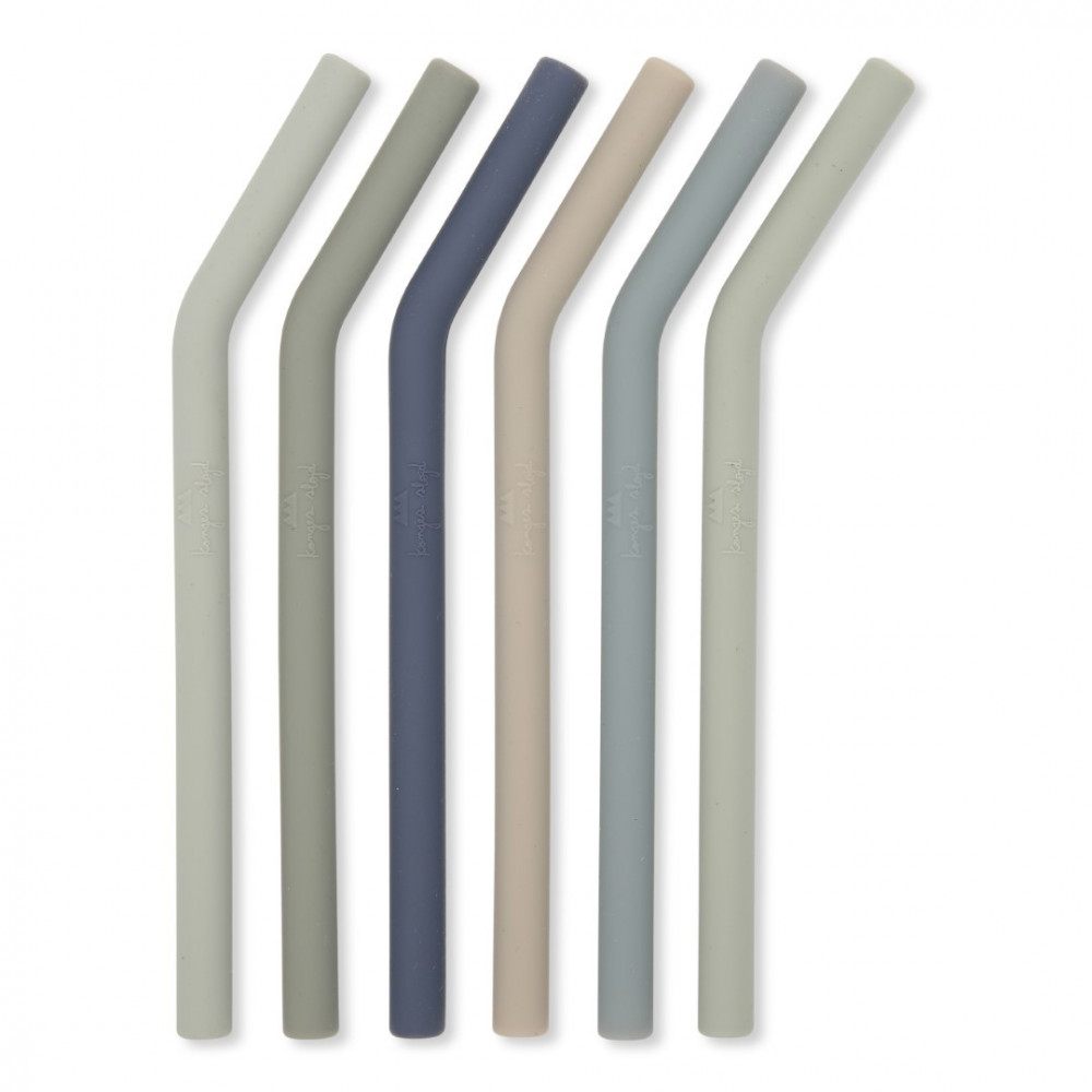 Konges Sløjd Strohhalme 6er-Set Beach Blue Konges Sløjd Strohhalme 6er-Set Beach Blue