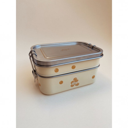 Konges Sløjd Lunchbox Frühstückdose Edelstahl orange