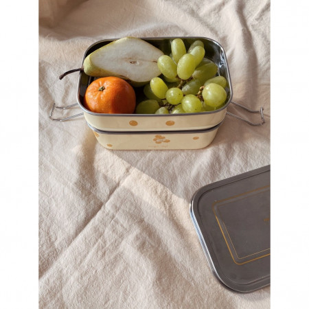 Konges Sløjd Lunchbox Frühstückdose Edelstahl Erdbeere