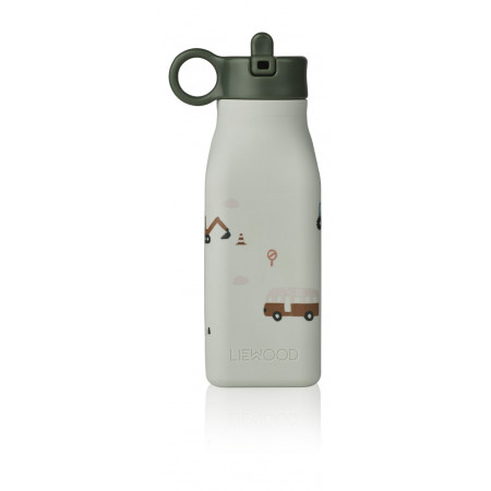 Liewood Trinkflasche Warren Vehicles/dove blue mix