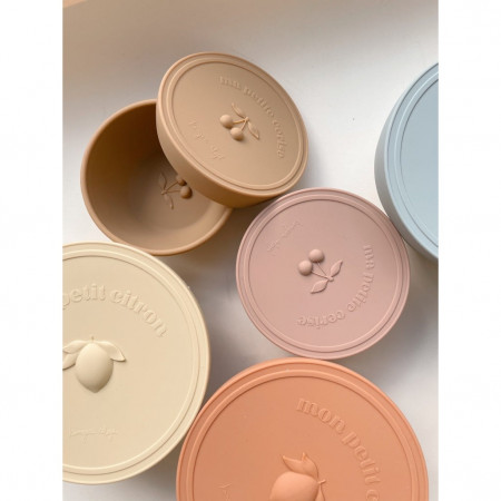 Konges Sløjd 2er Set Snackboxen, Schalen BLUSH/TERRACOTTA RED