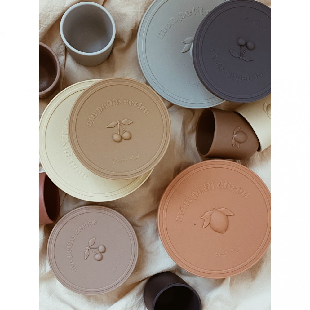 Konges Sløjd 2er Set Snackboxen, Schalen BLUSH/TERRACOTTA RED