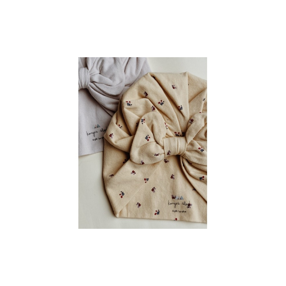 Konges Sløjd Bambi Hauben 2er Set - Bloom/Lavendar Mists, 0-9 Monate