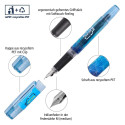 Online ergonomischer Füller Füllfederhalter blau aus recycelten PET-Flaschen