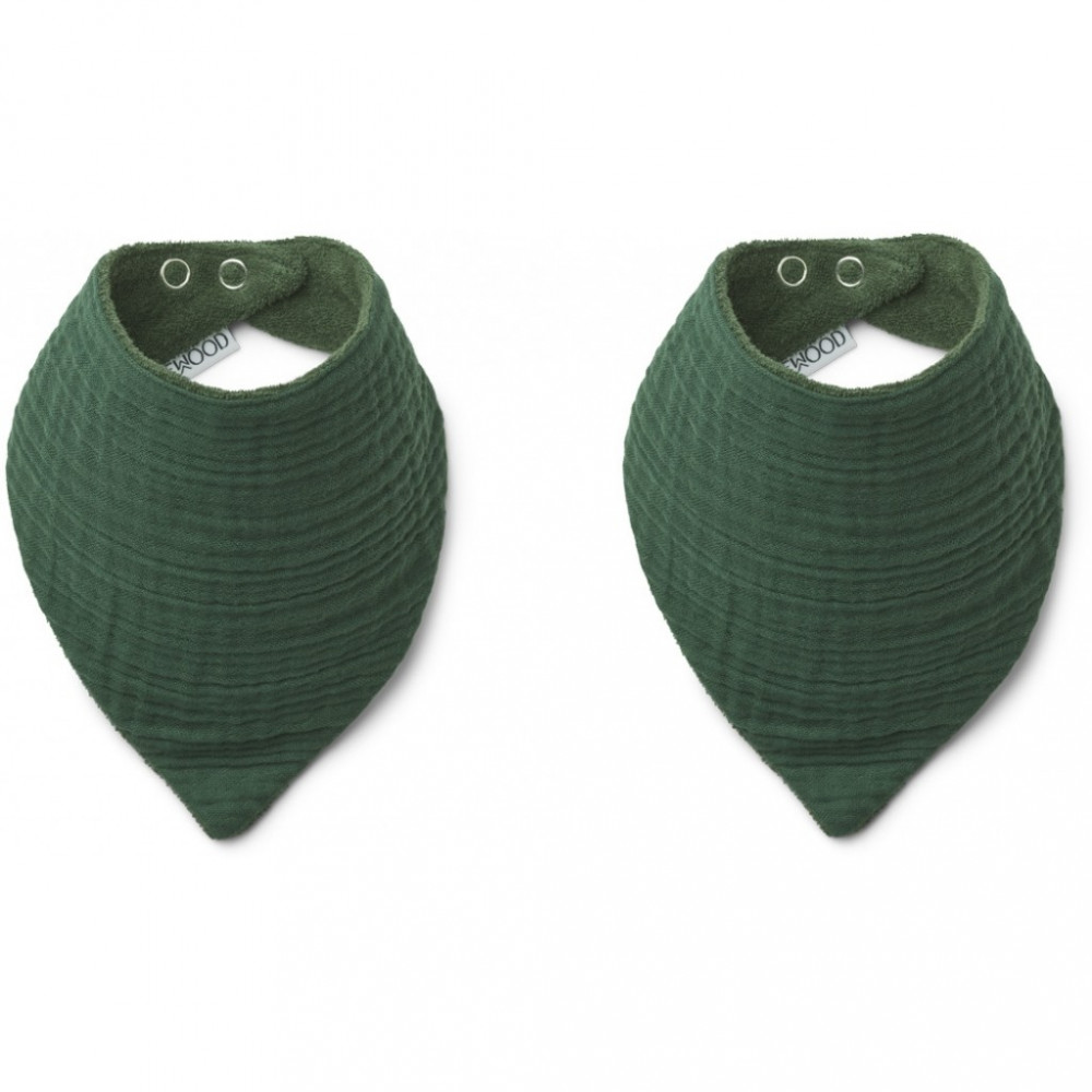 Liewood Halstuch / Lätzchen Set Baumwolle Garden green