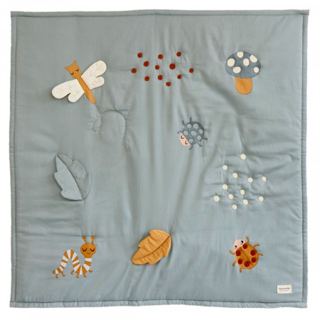 Roommate  Spieldecke "Baby Bugs" Blau