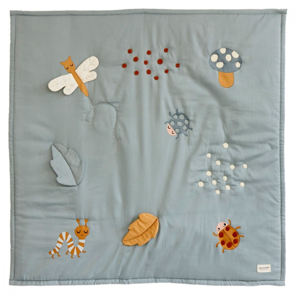 Roommate Spieldecke "Baby Bugs" Blau Roommate Spieldecke "Baby Bugs" Blau