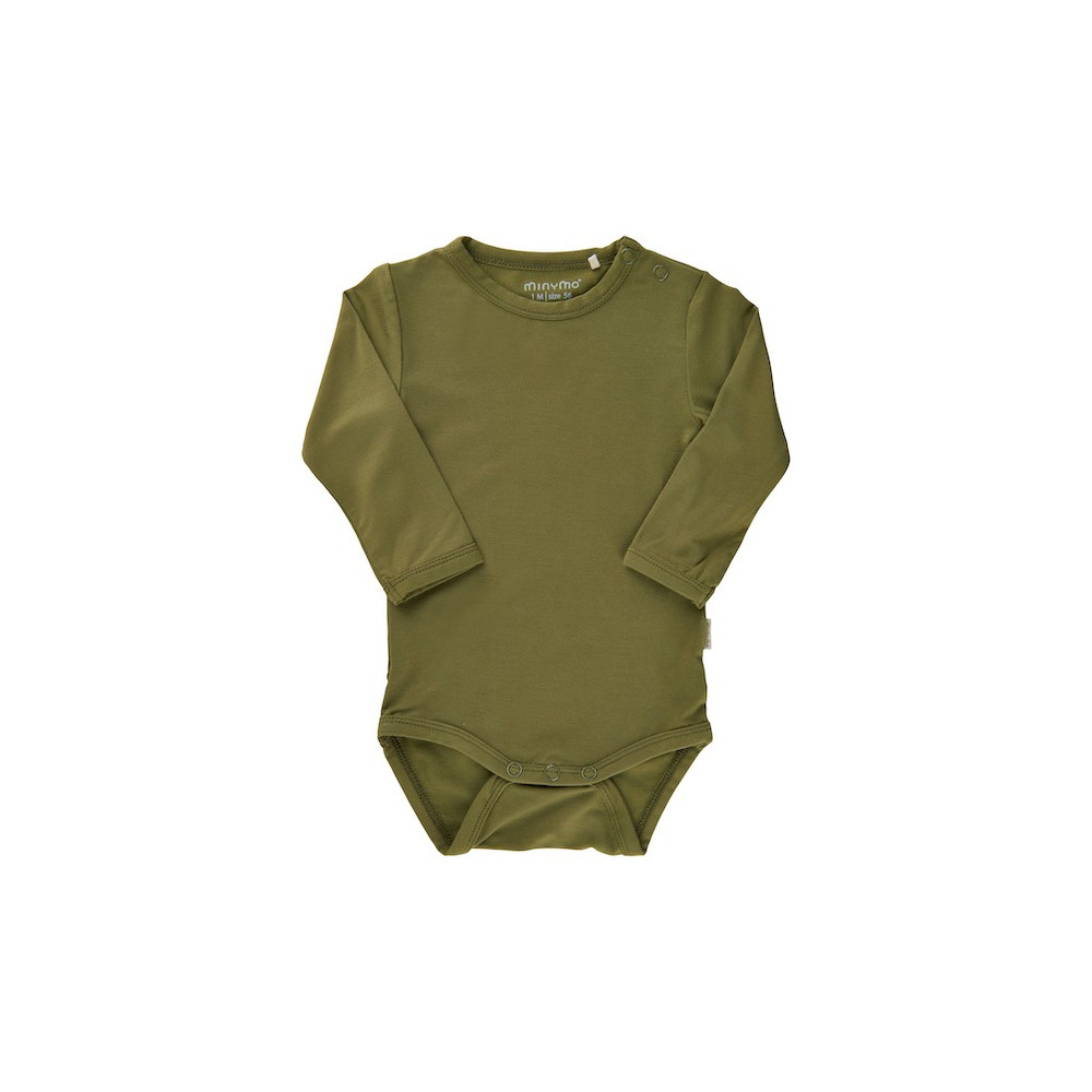MinyMo Bambus Body langarm dried herbs Gr. 56 - 62 MinyMo Bambus Body langarm dried herbs Gr. 56 - 62