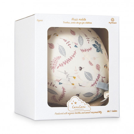 Cam Cam Copenhagen Ballon Spieluhr - Pressed Leaves Rose