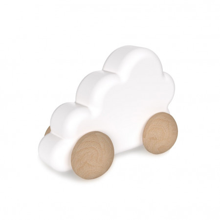 Wolkenauto aus Holz 100% - Weiß Wolkenauto aus Holz 100% - Weiß