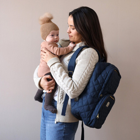 Cam Cam Copenhagen Wickel-Rucksack - Meerblau