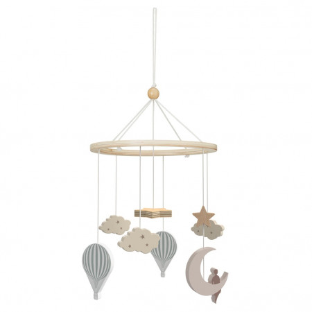 Cam Cam Mobile aus Holz fürs Babybett - Dreamland