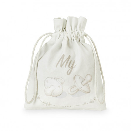 Cam Cam Schnullertasche - Creme White