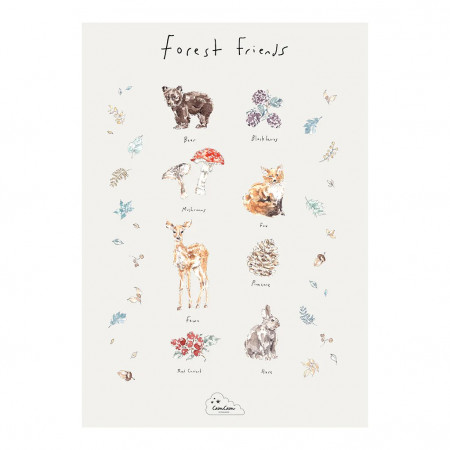 Cam Cam Poster - Forest Friends