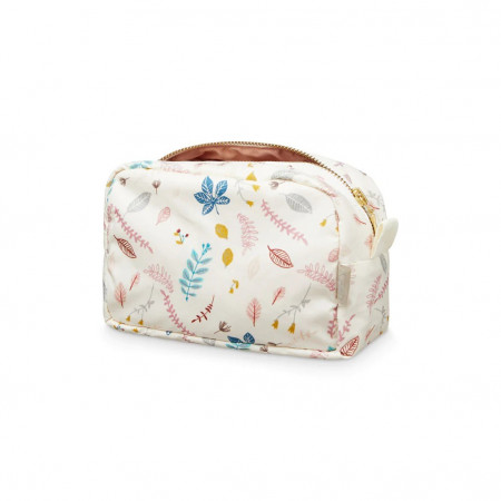 Cam Cam Gesteppte Make-Up Tasche - Pressed Leaves Rose