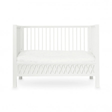 Cam Cam Copenhagen Harlequin Baby Bett, 60x120cm - Weiß