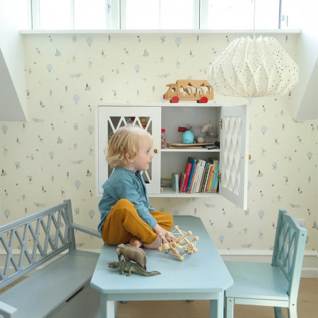 Cam Cam Copenhagen Harlequin Kinderstuhl - Petroleum