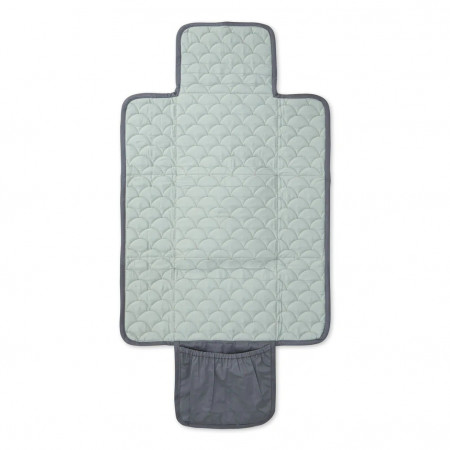 Cam Cam Copenhagen Gesteppte Wickelunterlage - Charcoal